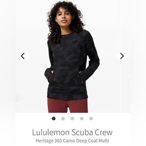Lululemon Scuba Crew
Heritage 365 Camo Deep Coal Multi